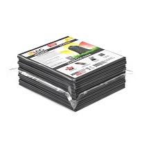 Мешки для мусора 160 л, серые, в пачке 10 шт., ПВД, 40 мкм, 900х1100 мм, i-Bag в Каменск-Уральском