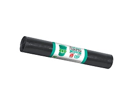 Мешки для мусора 160 л, черные, в рулоне 10 шт., ПВД, 25 мкм, 1100х800 мм, GRIFON, 101-031 в Каменск-Уральском