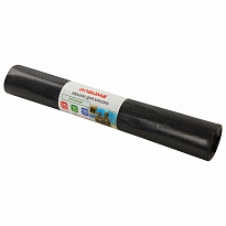 Мешки для мусора 240 л, черные, в рулоне 10 шт., ПВД 50 мкм, 1400х900 мм, LAIMA, 605337 в Каменск-Уральском