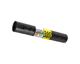 Мешки для мусора 160 л, черные, в рулоне 25 шт., ПВД, 40 мкм, 1100х800 мм, GRIFON, 101-030 в Каменск-Уральском