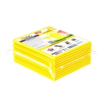 Мешки для мусора 160 л, желтые, в пачке 10 шт., ПВД, 40 мкм, 900х1100 мм, i-Bag в Каменск-Уральском