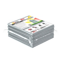 Мешки для мусора 160 л, светло-серые, в пачке 10 шт., ПВД, 40 мкм, 900х1100 мм, i-Bag в Каменск-Уральском